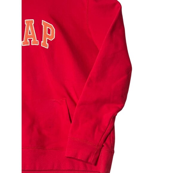 GAP  Hoodie Large Pullover Pink Cotton Blend Pocket Long Sleeve Athleisure - Picture 4 of 16